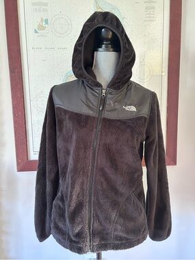 The North Face Girls' Plush Full-Zip Jacket - Black